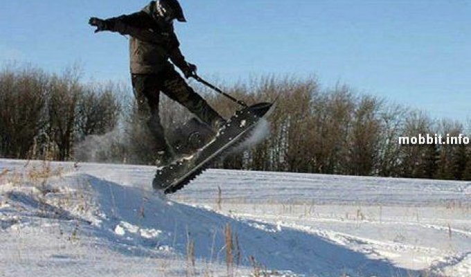 Моторизированный сноуборд MATTRACKS - супер-штука для зимнего отдыха (+ видео)