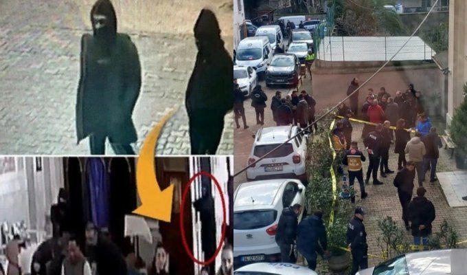 После  расстрела в католической церкви в Стамбуле задержали  47 подозреваемых - среди них есть и россиянин (2 фото + 2  видео)
