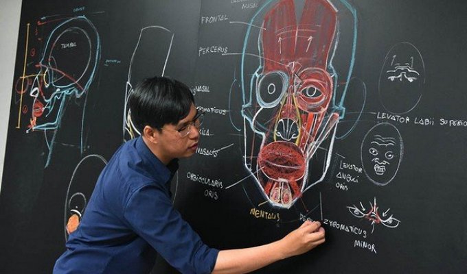 Ваннарит Карин - учитель из Таиланда, к которому захочется прийти учиться рисовать (9 фото)