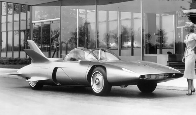 Фантастический автомобиль General Motors Firebird III 1958 года выпуска (16 фото + 1 видео)