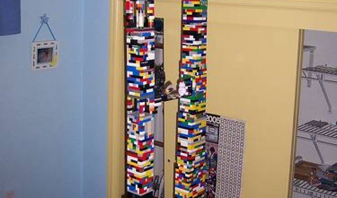 Громадные башни из Лего (5 фото)