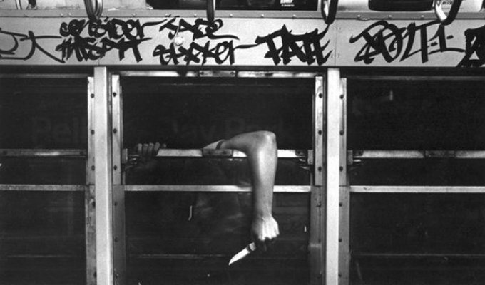 Метро Нью-Йорка 80-х (26 фотографий)