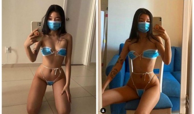 Instagram-модели, которых можно обвинить в дефиците защитных масок (22 фото)