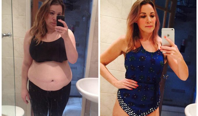 Женщина похудела на 5 размеров за 9 месяцев "силой мысли" (12 фото)