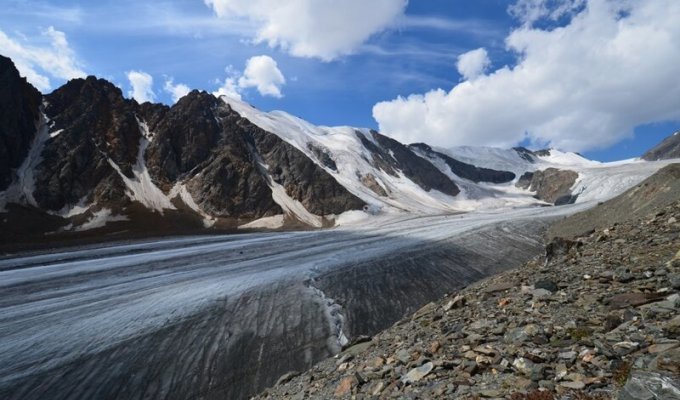 Алтай. Ледник Актру и Голубое озеро (27 фото)