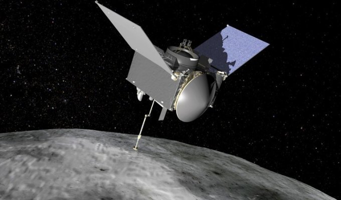 OSIRIS-REx успешно взял образец с поверхности астероида Bennu (6 фото + 1 видео)