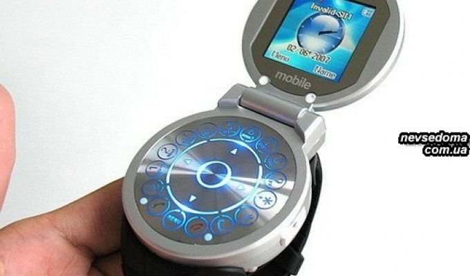 Cool G108 – наручные часы + телефон-раскладушка (7 фото)