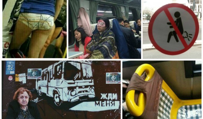 Поездка в общественном транспорте, которая может привести к повреждениям психики (21 фото)