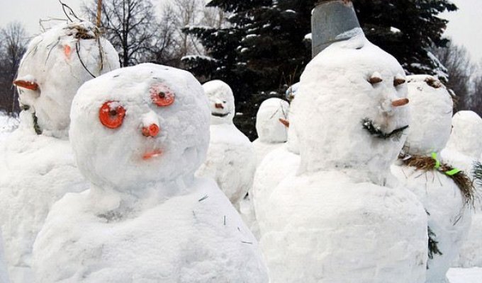 Восстание снеговиков (20 фото)