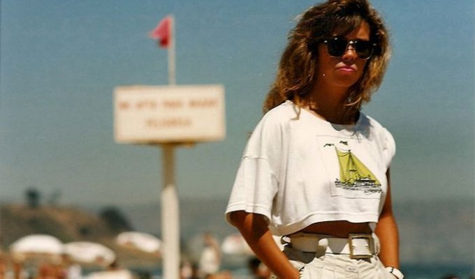 Фото пляжной жизни Чили в 80-х (20 фото)