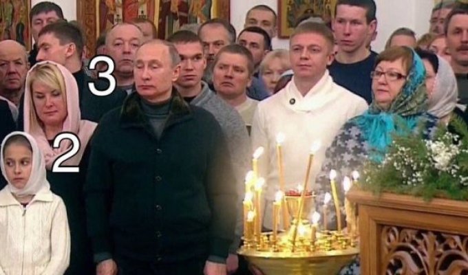 «Массовка» Путина (2 фото)