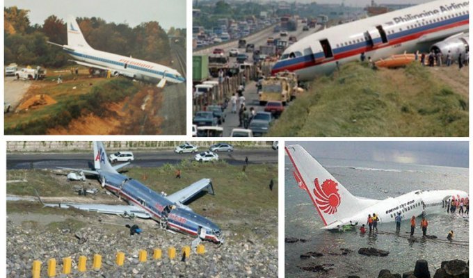 Авиакатастрофы без единой жертвы (16 фото)