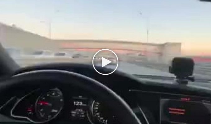 Тюменский водитель снимал на видео свою опасную езду и попал в ДТП