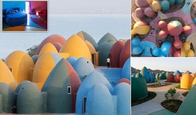 В Иране построили курорт, похожий на мультипликационную деревню (11 фото)