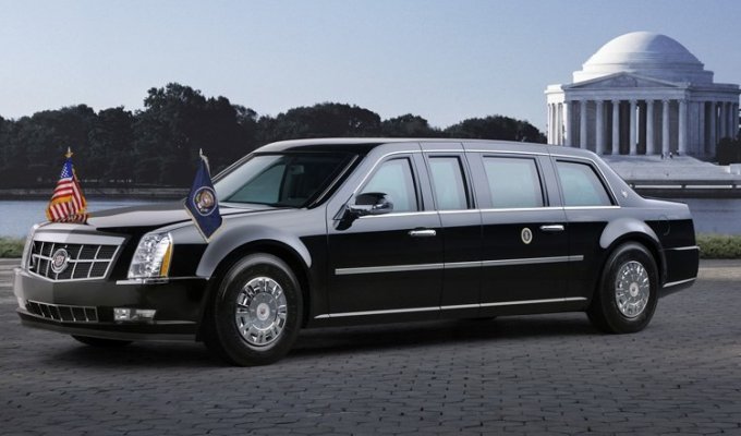 Из каких машин состоит кортеж президента США (15 фото)