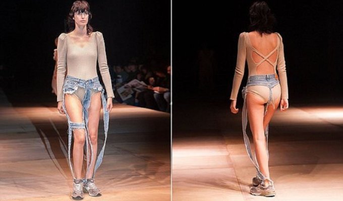 Модные джинсы оставляют все меньше простора воображению! (12 фото)