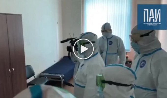 Сравнение защиты губернатора Псковской области и обычных сотрудников больницы