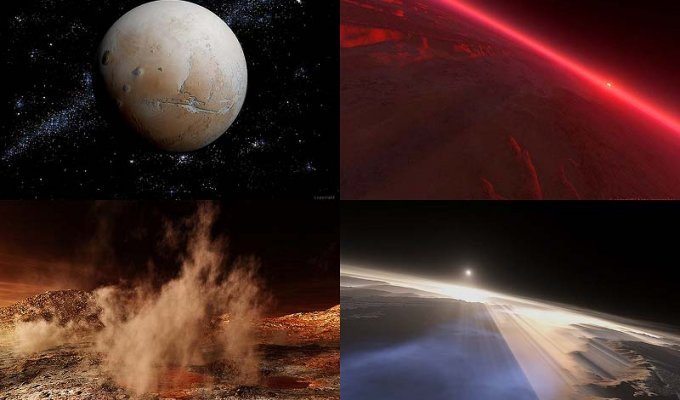 Удивительные виды древнего и современного Марса (29 фото)