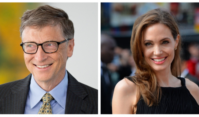 Анджелина Джоли и Билл Гейтс признаны самыми уважаемыми людьми в мире (3 фото)