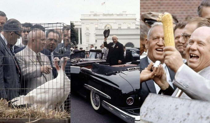 Как это было: визит Хрущева в Америку в 1959 году (22 фото)