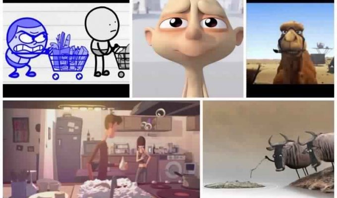 15 мультфильмов для посмеяться и для подумать (1 фото + 16 видео)