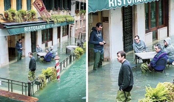 Наводнение в Венеции: фотосвидетельства очевидца (20 фото)