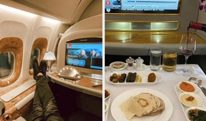 Авиакомпания Emirates - роскошь в полете (30 фото)