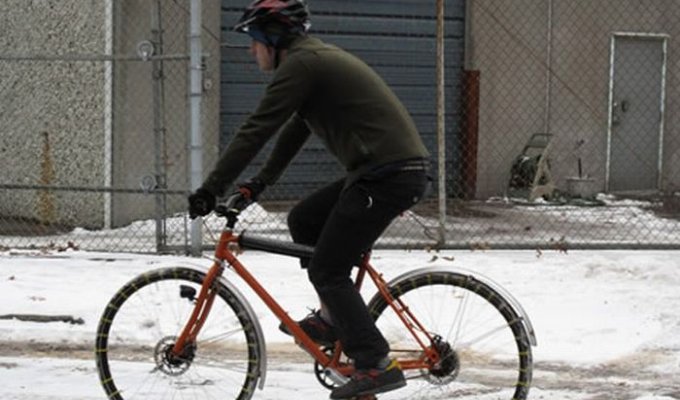 Зимняя резина для велосипеда (4 фото)