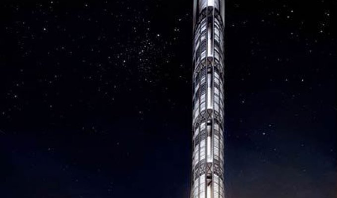 Новая башня в Эмиратах (8 фотографий)