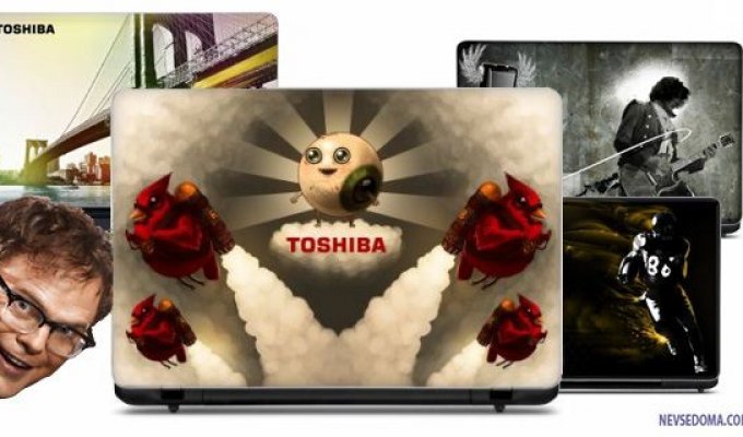 Ноутбуки TOSHIBA с дизайном от знаменитостей (8 фото)