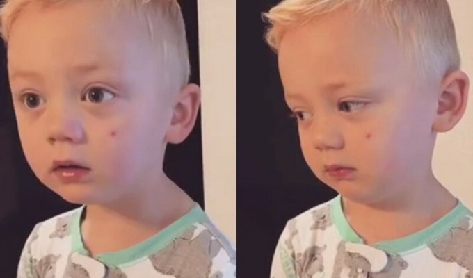 Мама сказала сыну, что съела его конфеты - реакция мальчика умилила даже самых черствых взрослых (3 фото + 1 видео)