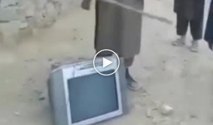Телевизор запрещённая организация в Талибане
