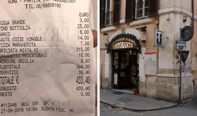 Как римские рестораны обманывают туристов (10 фото)