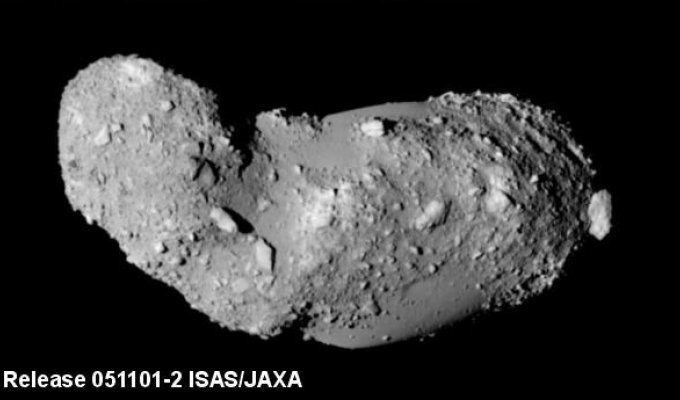 Посадка на астероид "вживую" (5 фото + 1 видео)