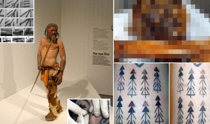Учёные разгадали тайну самых древних татуировок в мире (8 фото + 2 видео)