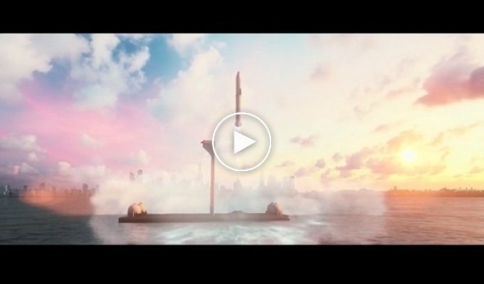 Илон Маск представил проект новой ракеты Big Falcon Rocket