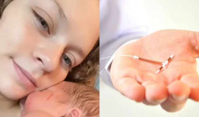 Киндер-сюрприз: жительница США родила ребёнка, сжимавшего в руке противозачаточную спираль (6 фото)