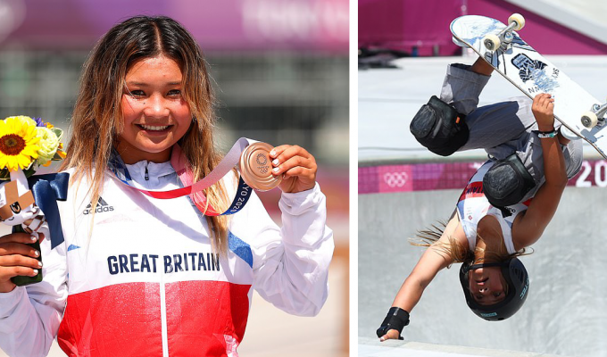 13-летняя британка стала самой молодой олимпийской медалисткой в истории страны (9 фото + 1 видео)