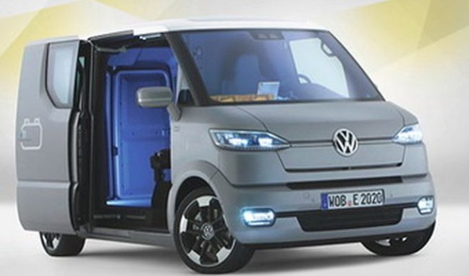 Volkswagen разработал коммерческий фургон будущего (3 фото)