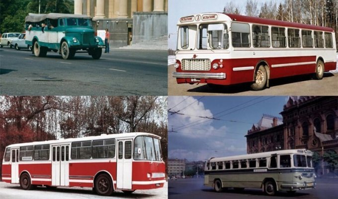 20 автобусов СССР: известные и забытые (21 фото)
