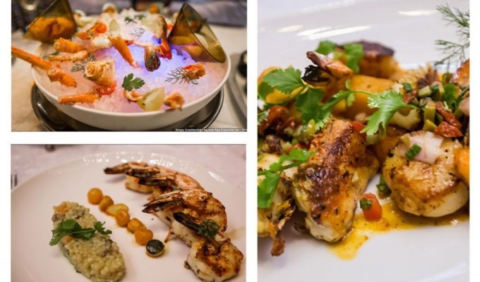 Сколько стоит ужин в luxury-ресторане в Кувейте (9 фото)