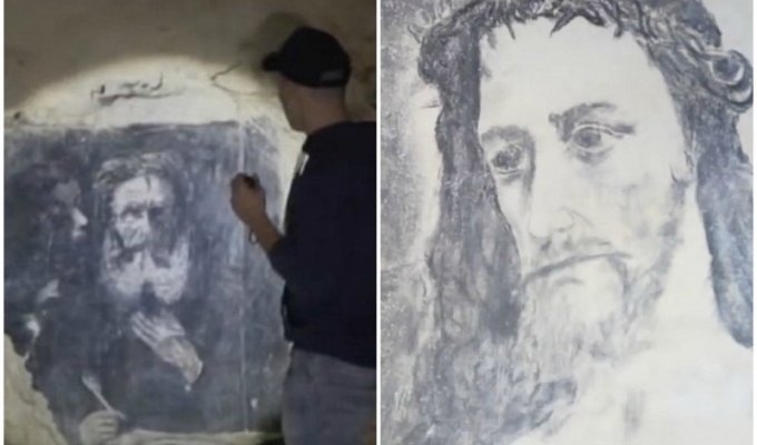 В подземной каменоломне в Нидерландах нашли 400-летние рисунки (10 фото)