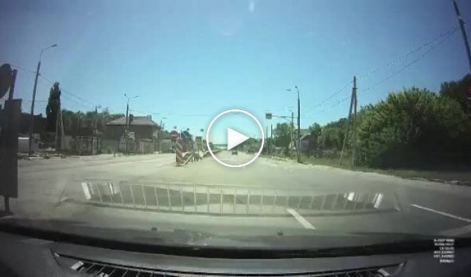 Жесткий наезд на пешехода в Тамбовской области