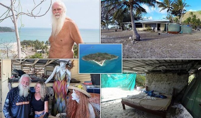 Миллионер-изгой: современный Робинзон, который уже 23 года живет один на необитаемом острове (10 фото)