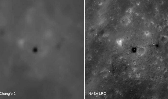 Впервые опубликованы китайские снимки мест посадок «Аполлонов» на Луне (1 фото)