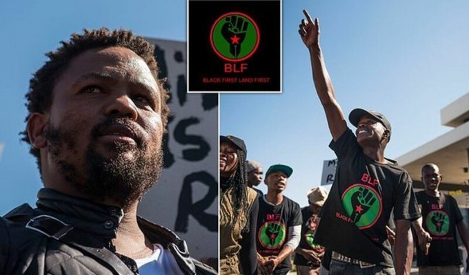 Политик из ЮАР призвал "убивать пять белых за одного черного" (6 фото + 2 видео)