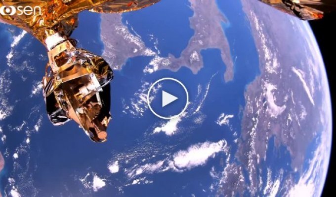Первое видео из космоса в высоком разрешении, снятое спутником