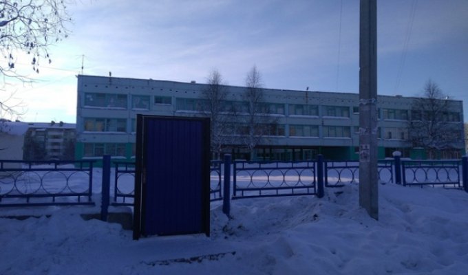 В школе Сосногорска установили новые калитки... (4 фото)