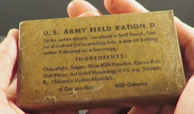 Почему американские солдаты называли шоколад из своего рациона "секретным оружием Гитлера" (7 фото)