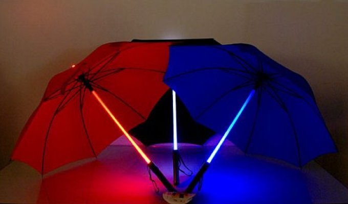 Зонтик Джедая. Красиво (5 фото)